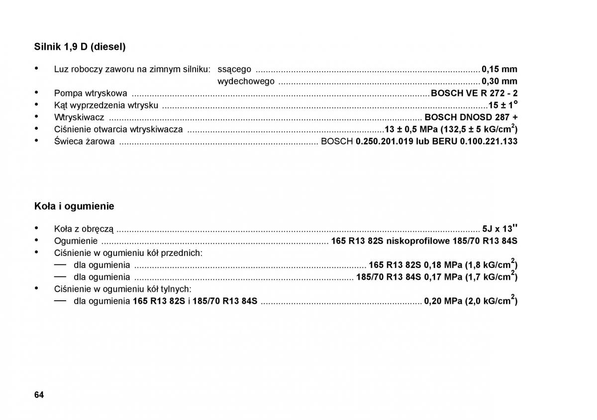 FSO Polonez instrukcja obslugi / page 72