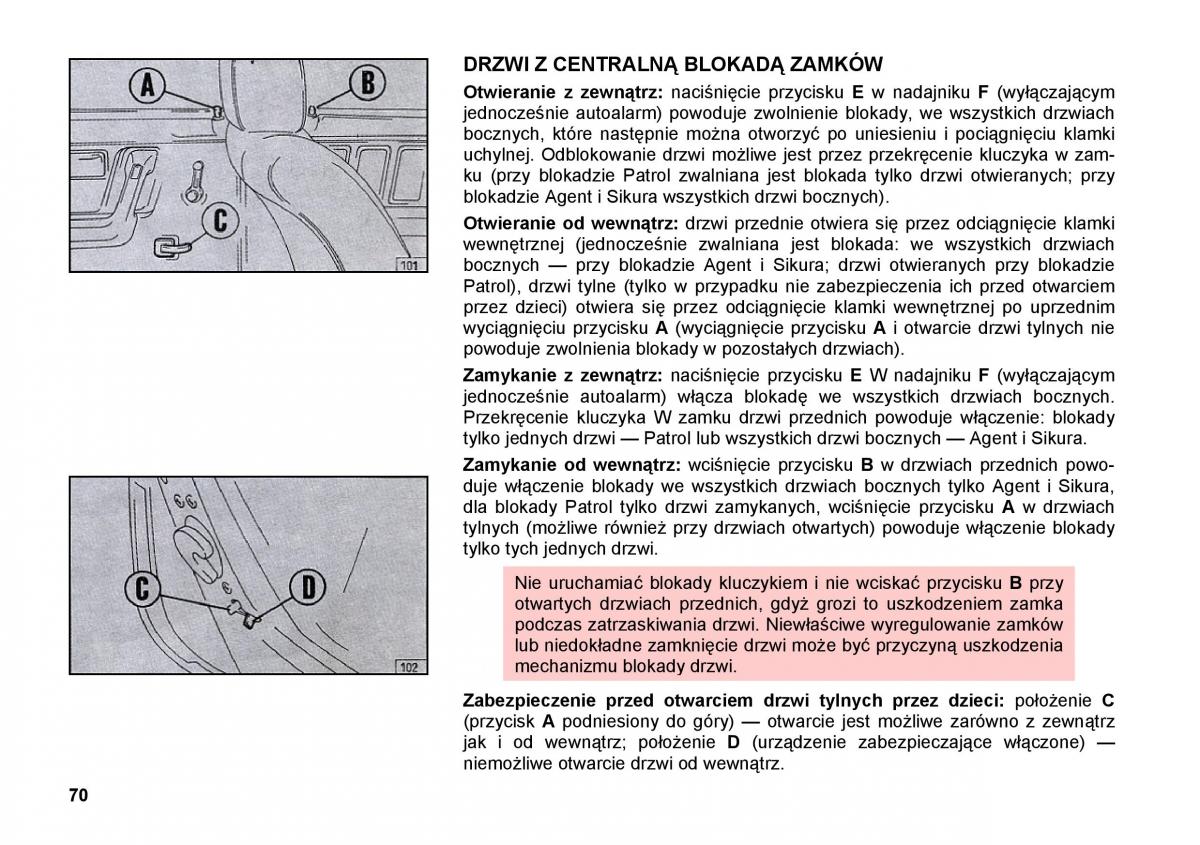 FSO Polonez instrukcja obslugi / page 78