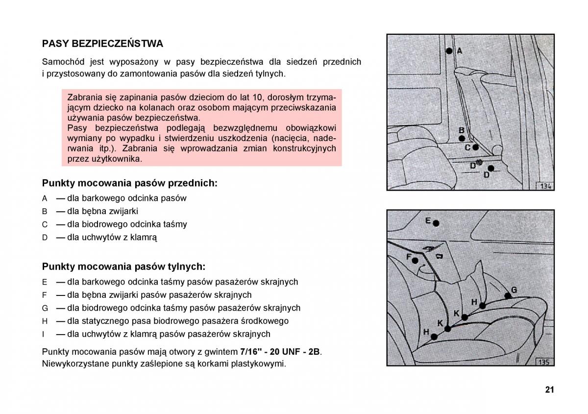 FSO Polonez instrukcja obslugi / page 29