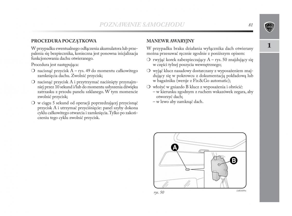 Lancia Delta Chrysler Delta instrukcja obslugi / page 82