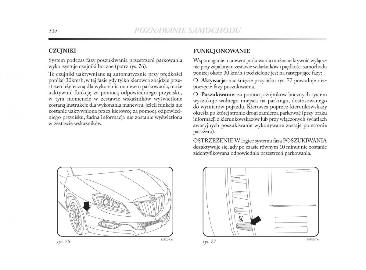 Lancia Delta Chrysler Delta instrukcja obslugi / page 125