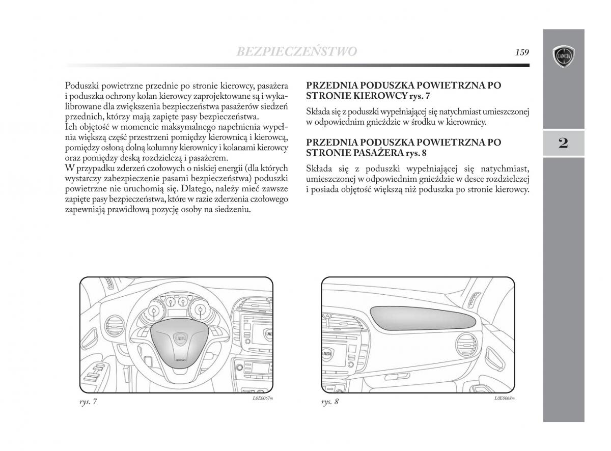 Lancia Delta Chrysler Delta instrukcja obslugi / page 160