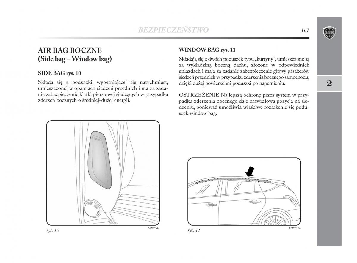 Lancia Delta Chrysler Delta instrukcja obslugi / page 162