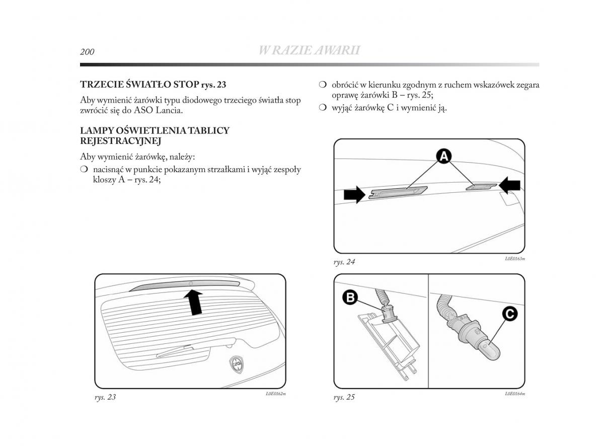 Lancia Delta Chrysler Delta instrukcja obslugi / page 201