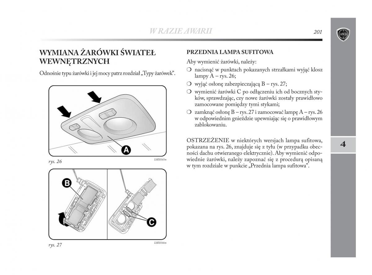 Lancia Delta Chrysler Delta instrukcja obslugi / page 202