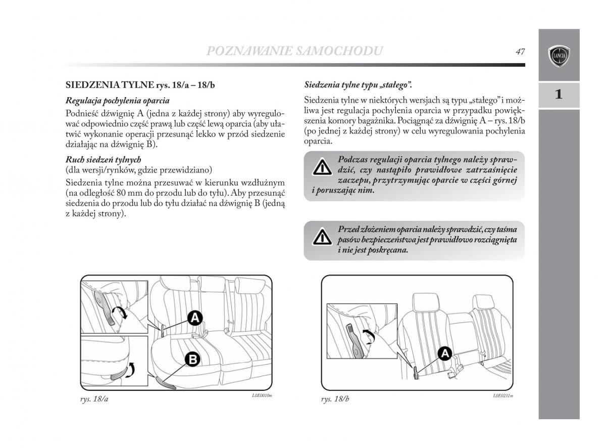 Lancia Delta Chrysler Delta instrukcja obslugi / page 48