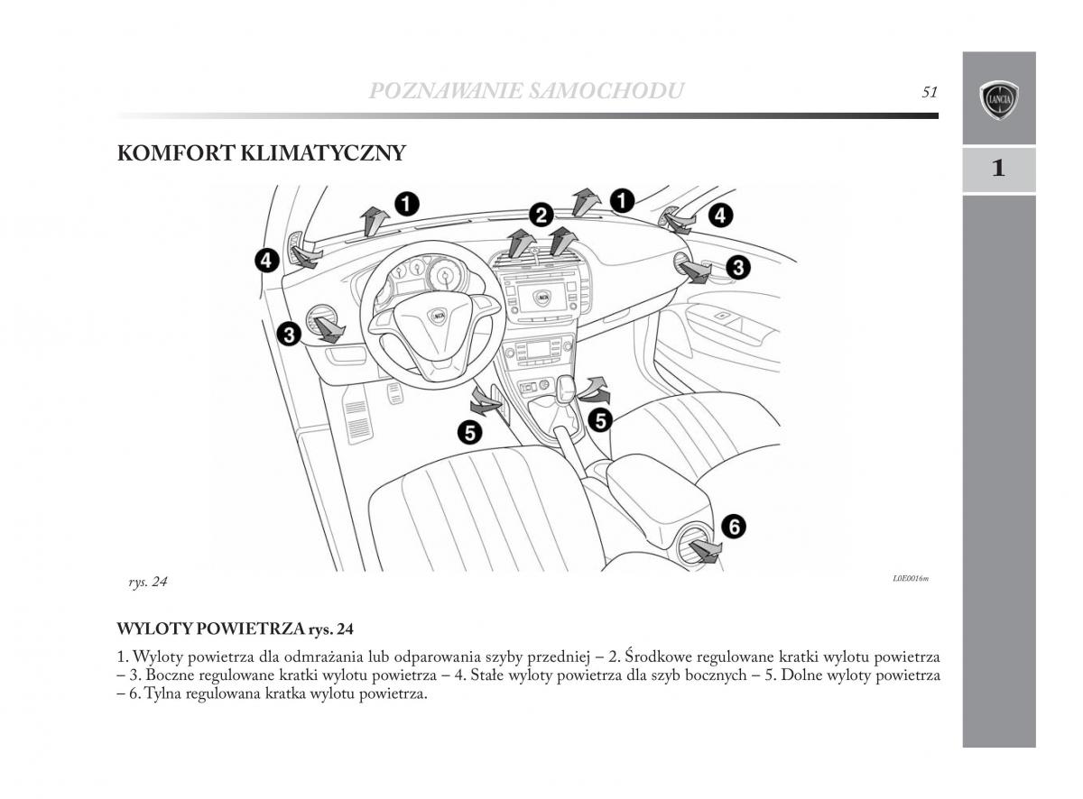 Lancia Delta Chrysler Delta instrukcja obslugi / page 52