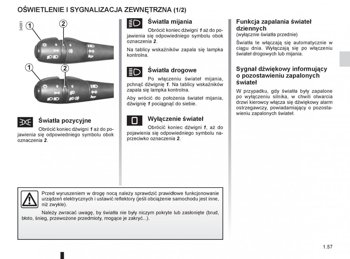 Dacia Sandero II 2 instrukcja obslugi / page 61