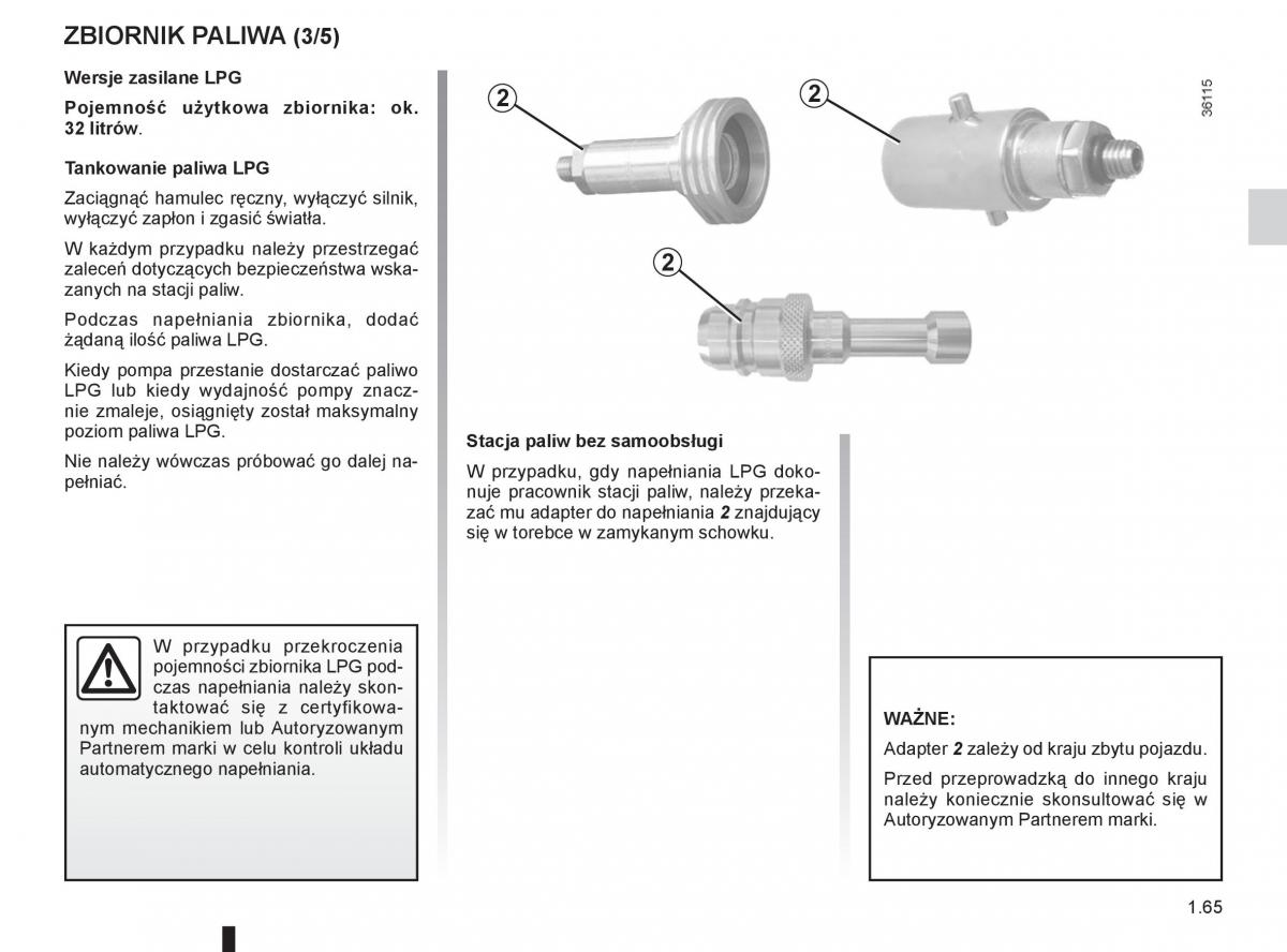 Dacia Sandero II 2 instrukcja obslugi / page 69