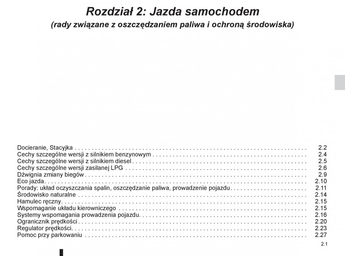 Dacia Sandero II 2 instrukcja obslugi / page 73