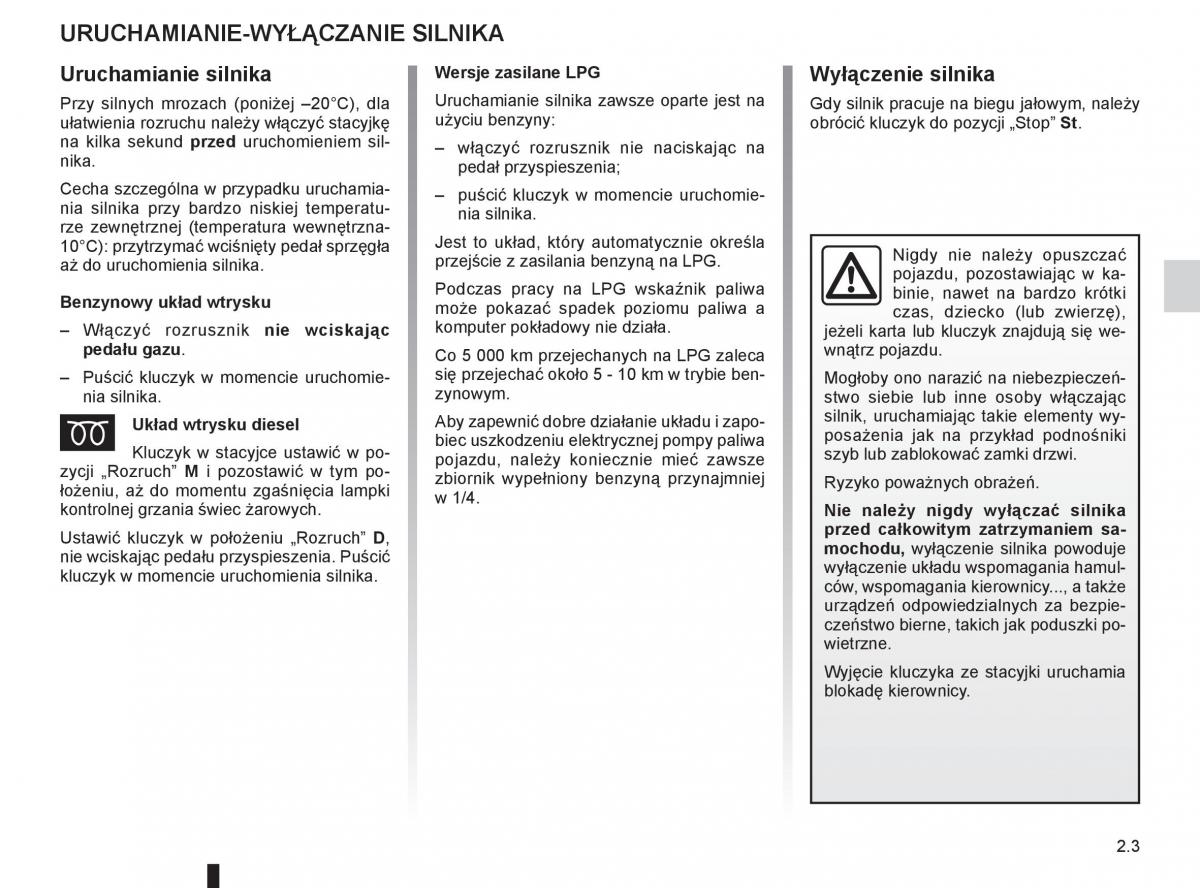 Dacia Sandero II 2 instrukcja obslugi / page 75