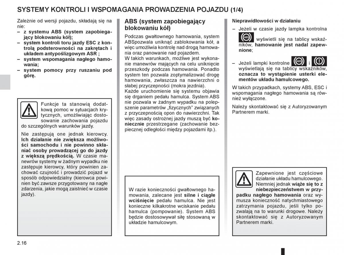 Dacia Sandero II 2 instrukcja obslugi / page 88