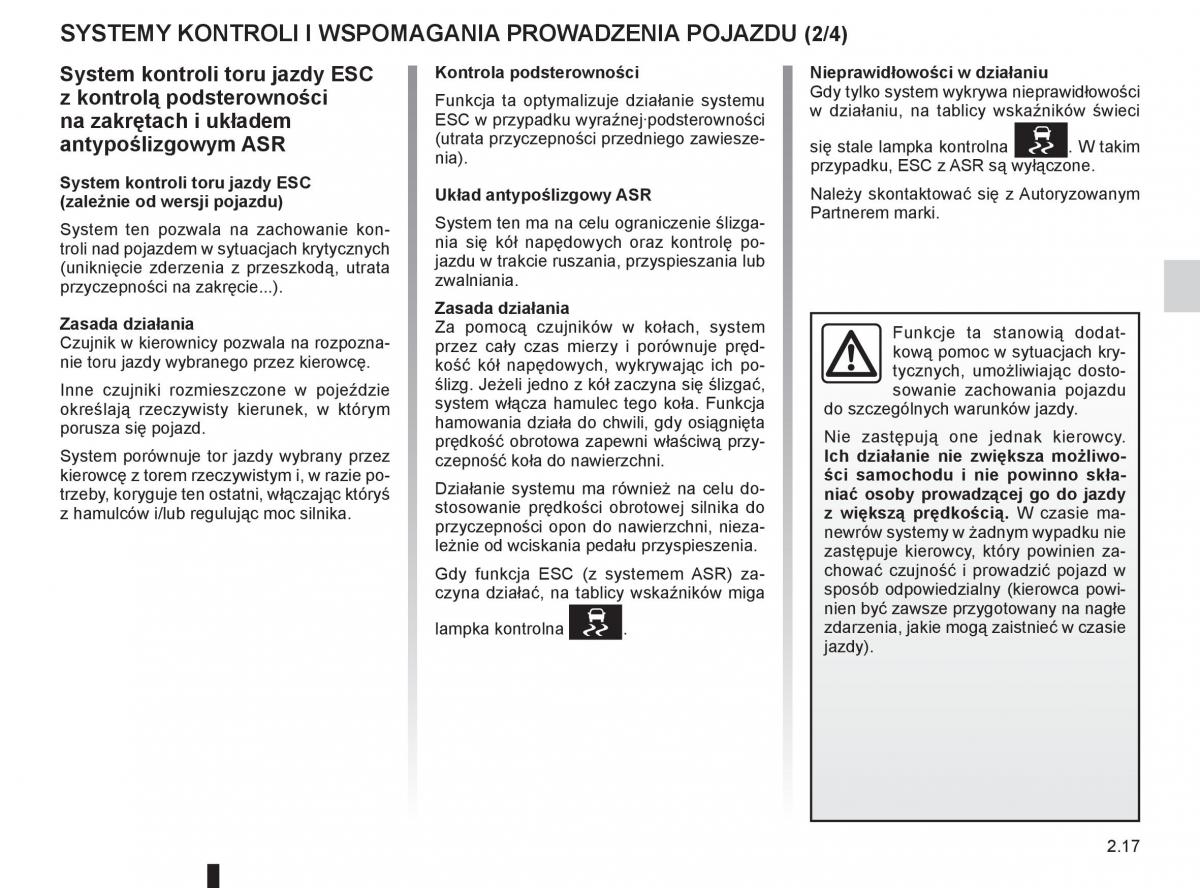 Dacia Sandero II 2 instrukcja obslugi / page 89