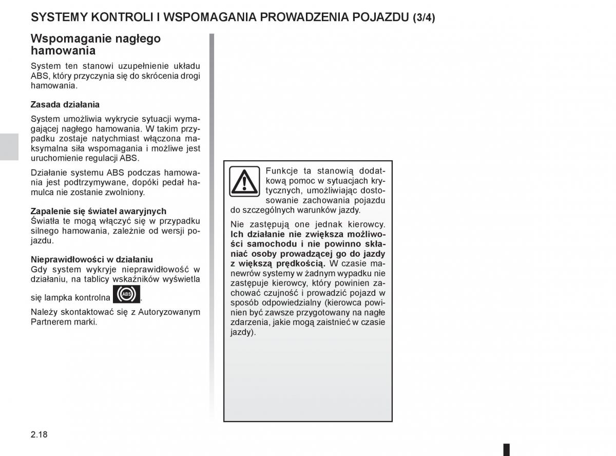 Dacia Sandero II 2 instrukcja obslugi / page 90