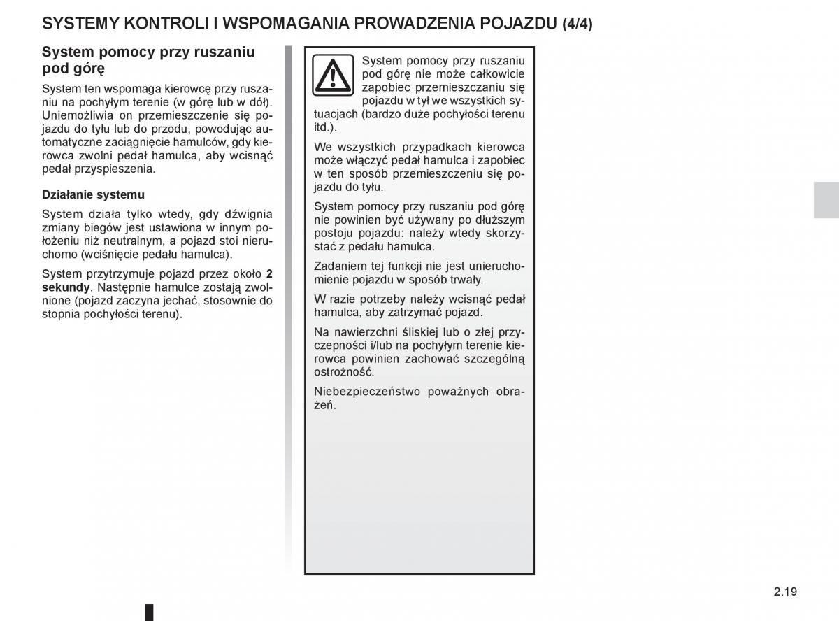 Dacia Sandero II 2 instrukcja obslugi / page 91