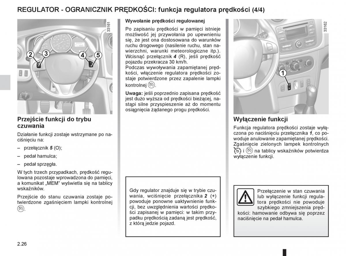 Dacia Sandero II 2 instrukcja obslugi / page 98