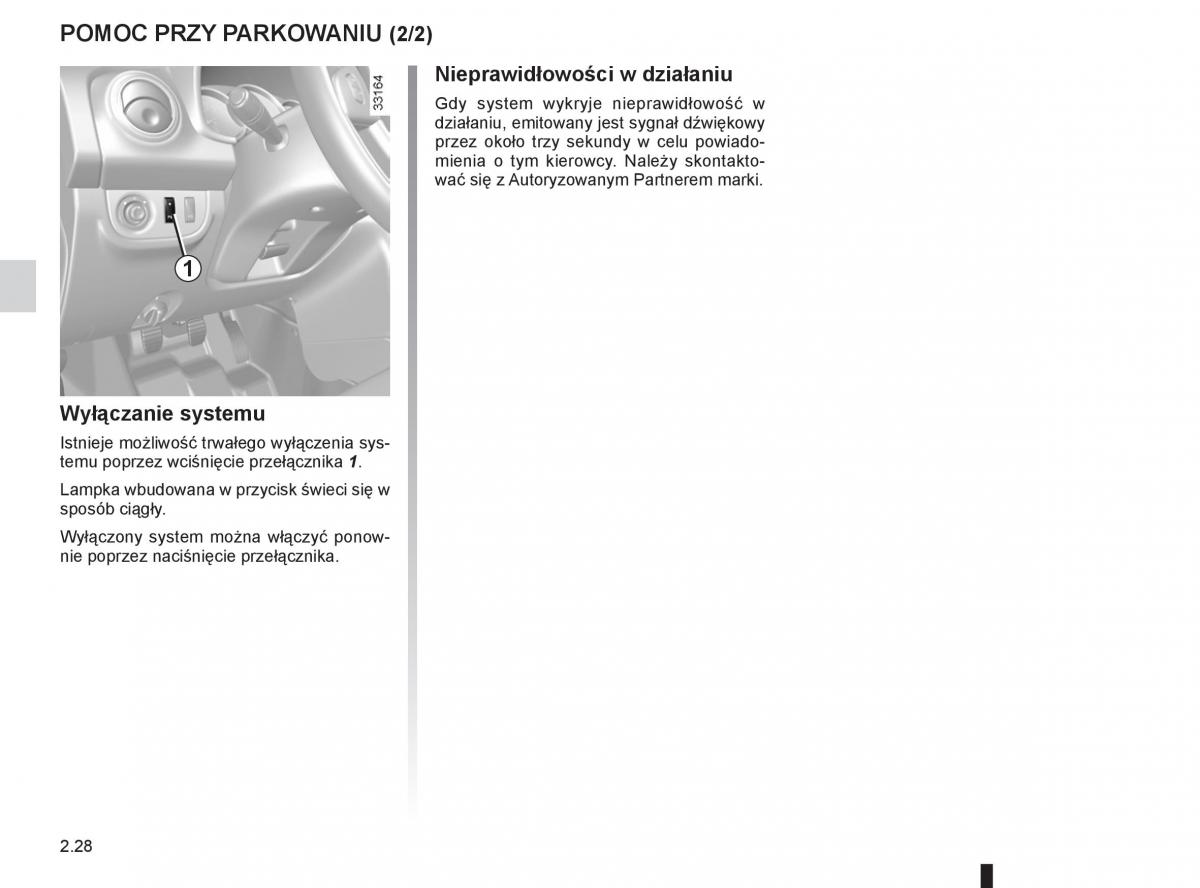 Dacia Sandero II 2 instrukcja obslugi / page 100