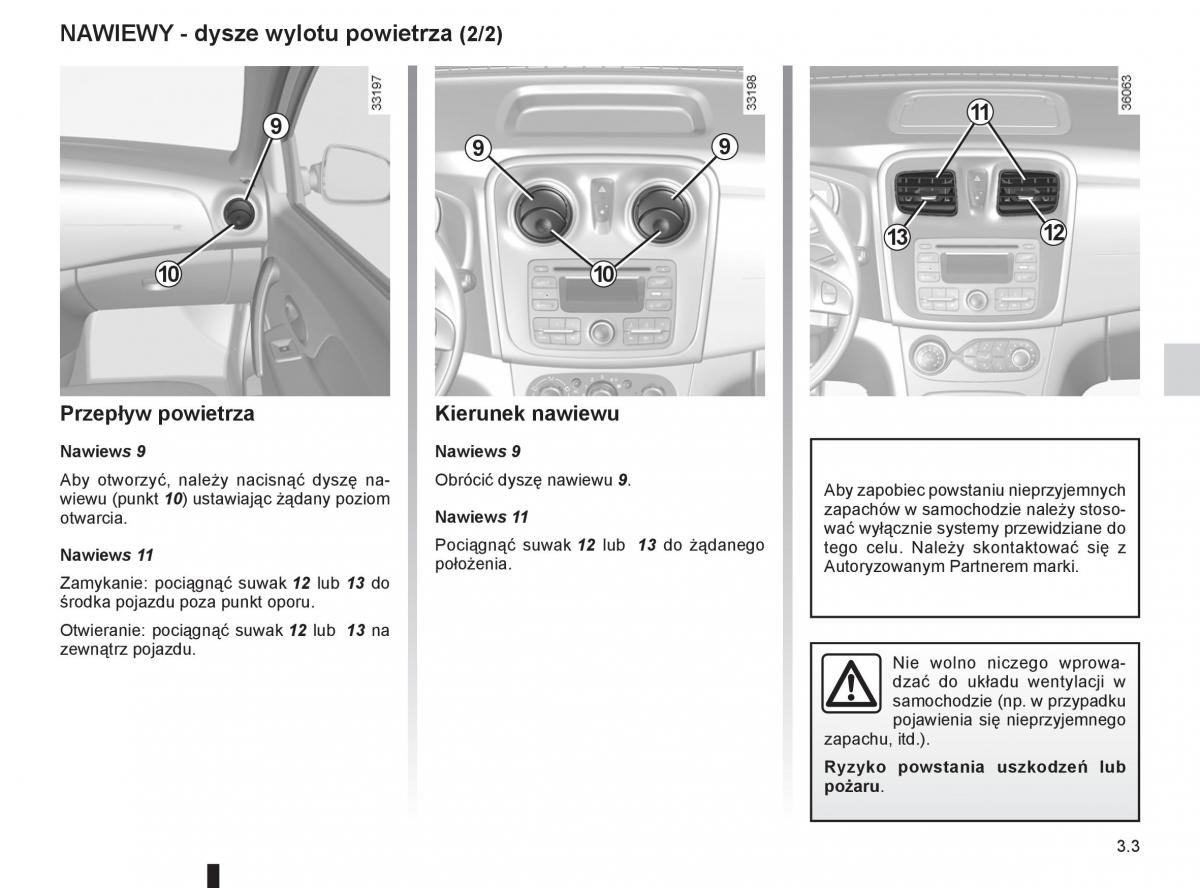 Dacia Sandero II 2 instrukcja obslugi / page 103