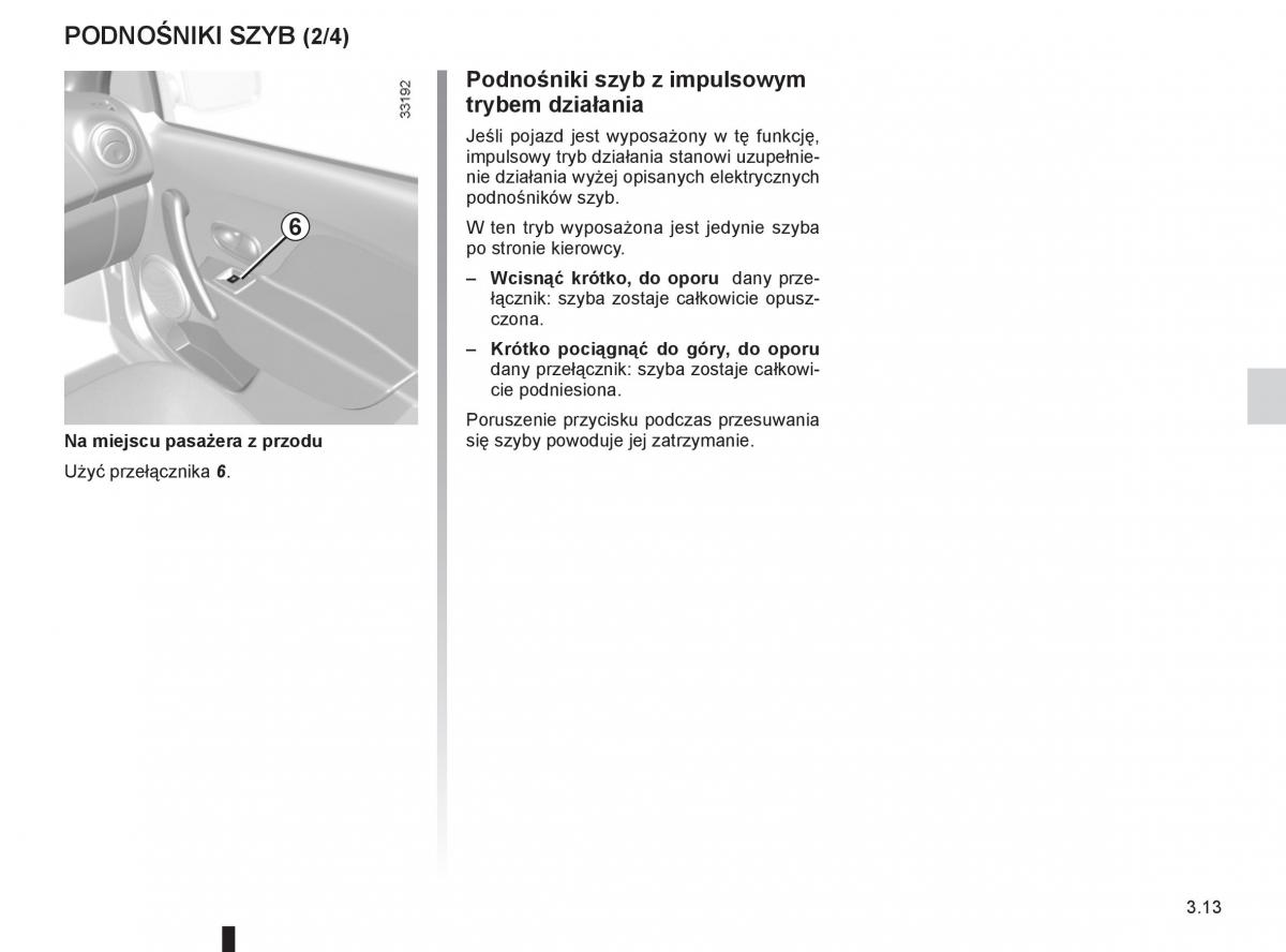 Dacia Sandero II 2 instrukcja obslugi / page 113