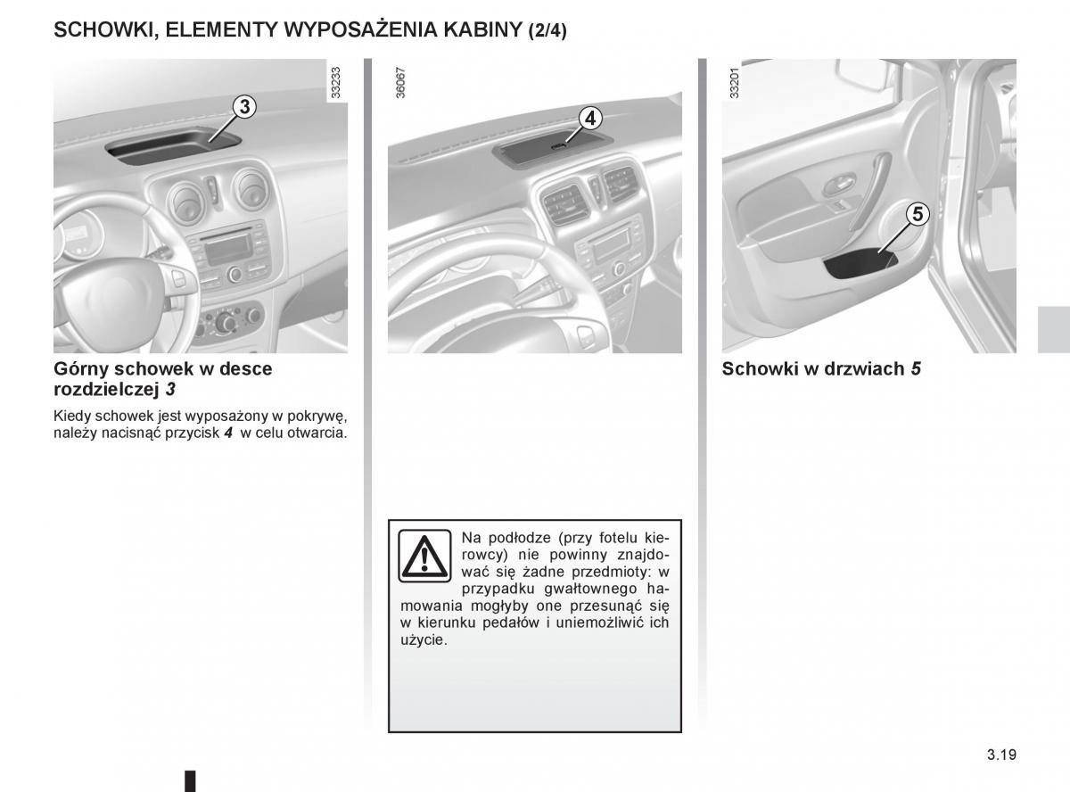 Dacia Sandero II 2 instrukcja obslugi / page 119