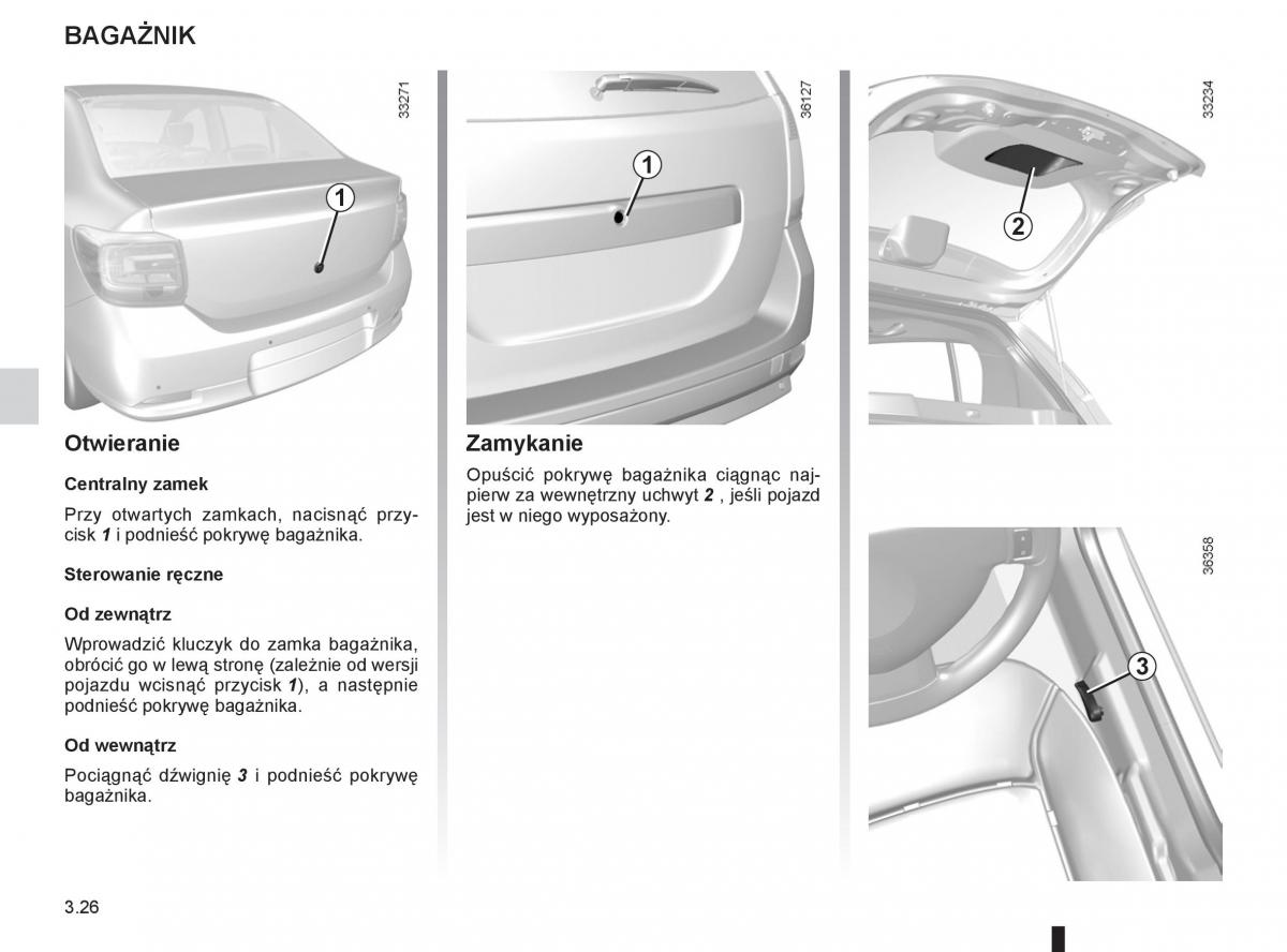 Dacia Sandero II 2 instrukcja obslugi / page 126