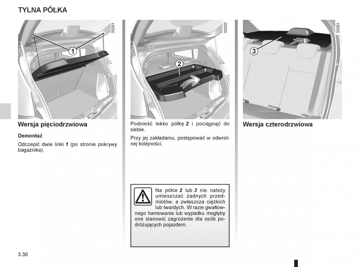 Dacia Sandero II 2 instrukcja obslugi / page 130