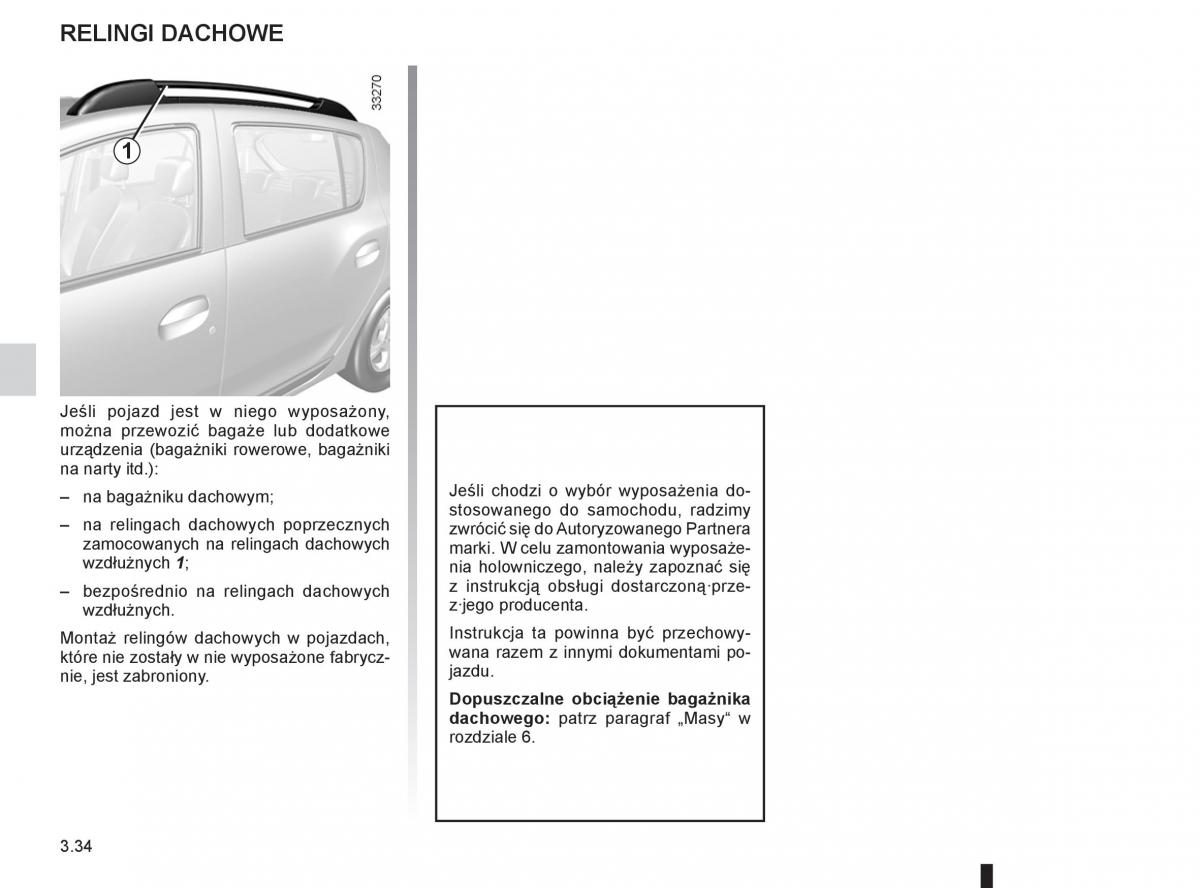 Dacia Sandero II 2 instrukcja obslugi / page 134