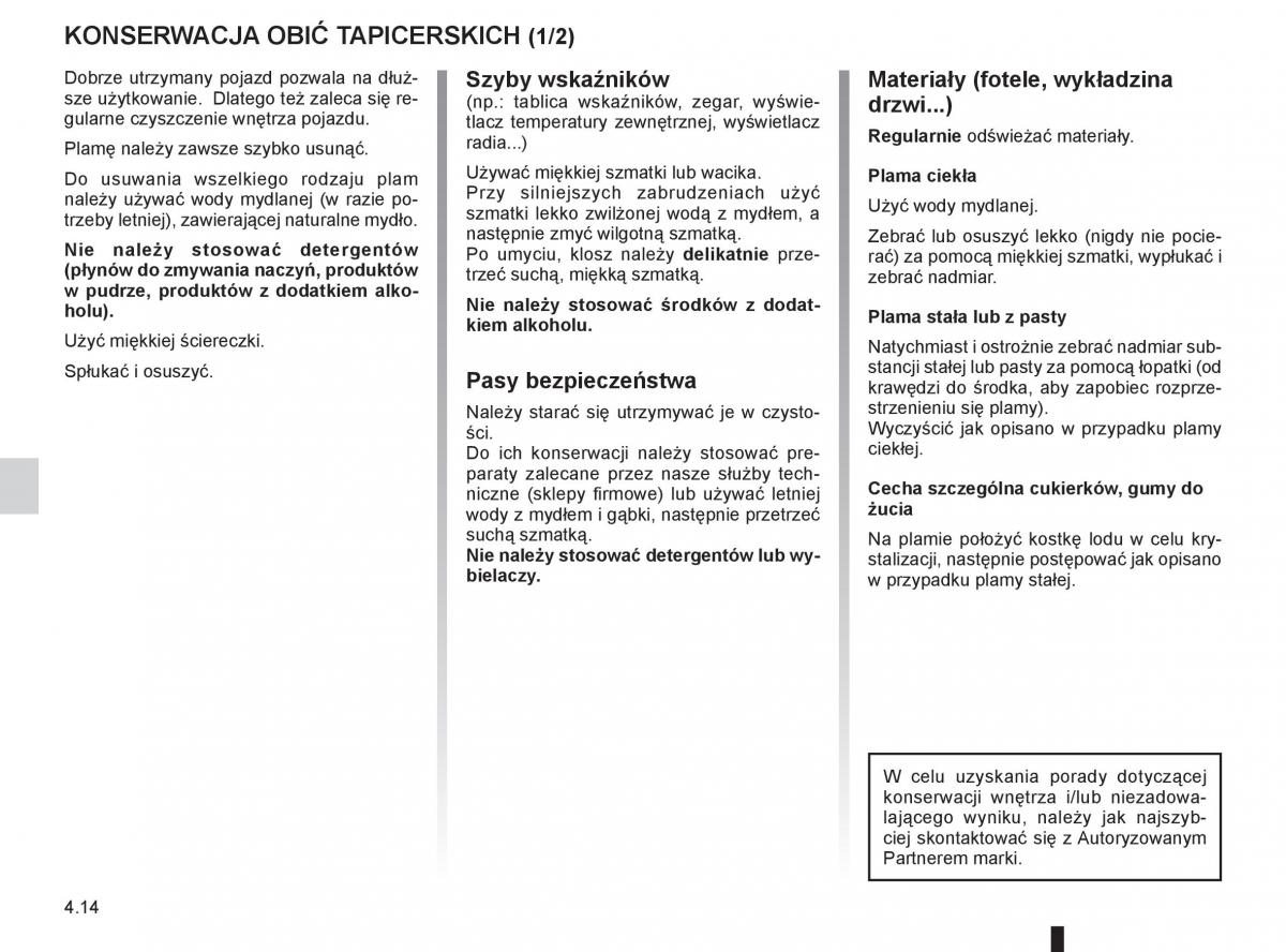 Dacia Sandero II 2 instrukcja obslugi / page 150