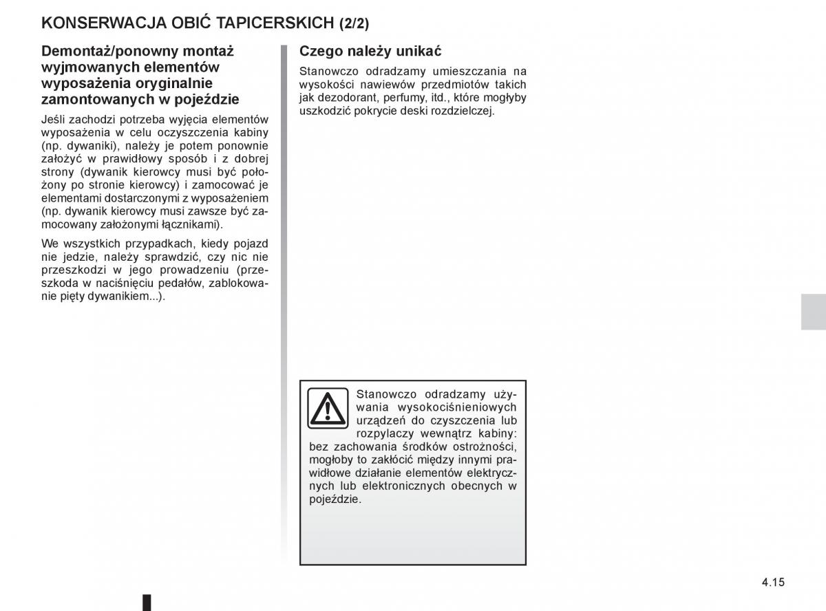 Dacia Sandero II 2 instrukcja obslugi / page 151