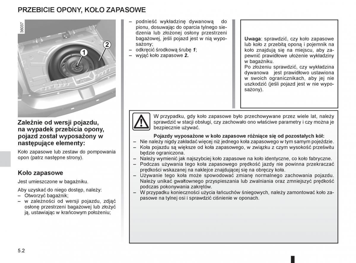 Dacia Sandero II 2 instrukcja obslugi / page 154