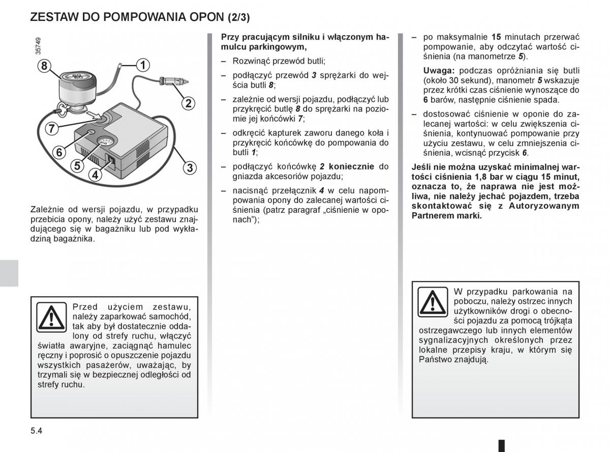 Dacia Sandero II 2 instrukcja obslugi / page 156