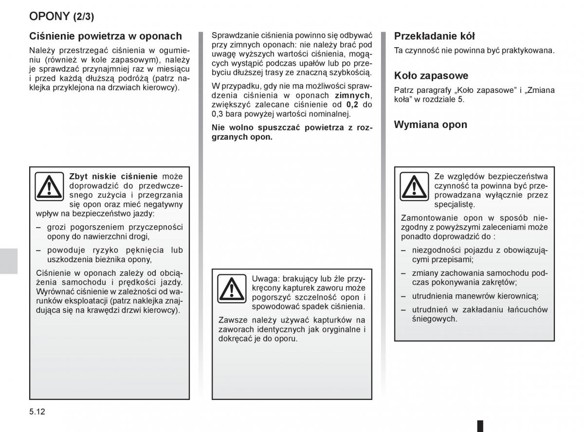 Dacia Sandero II 2 instrukcja obslugi / page 164