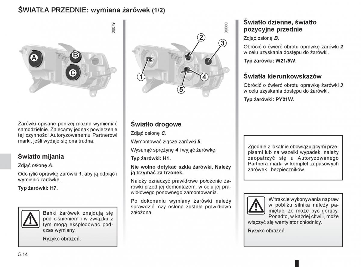 Dacia Sandero II 2 instrukcja obslugi / page 166