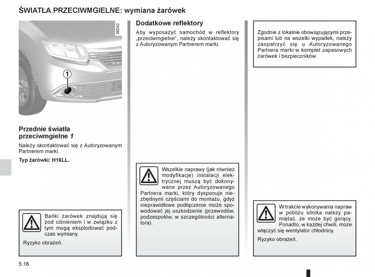 Dacia Sandero II 2 instrukcja obslugi / page 168