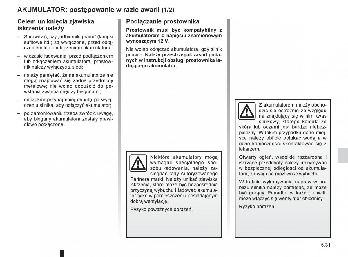 Dacia Sandero II 2 instrukcja obslugi / page 183