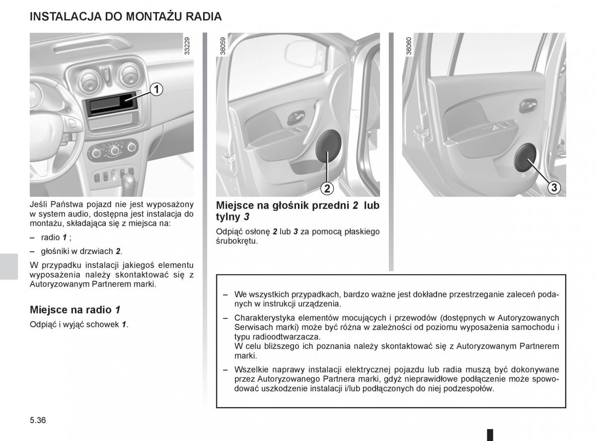 Dacia Sandero II 2 instrukcja obslugi / page 188