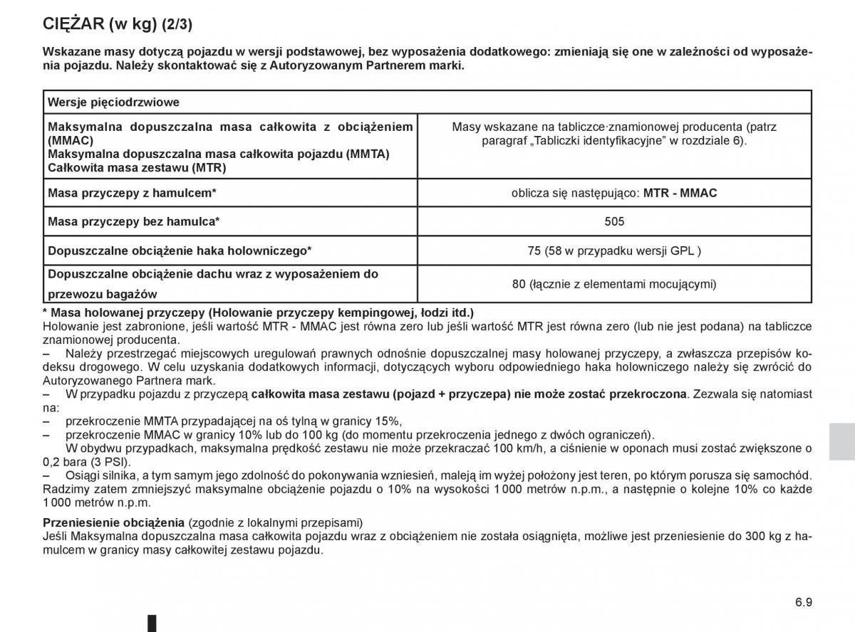 Dacia Sandero II 2 instrukcja obslugi / page 203