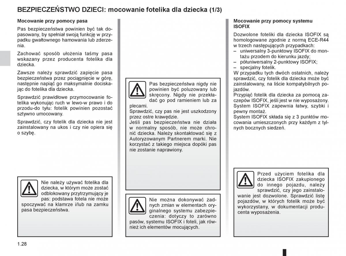 Dacia Sandero II 2 instrukcja obslugi / page 32