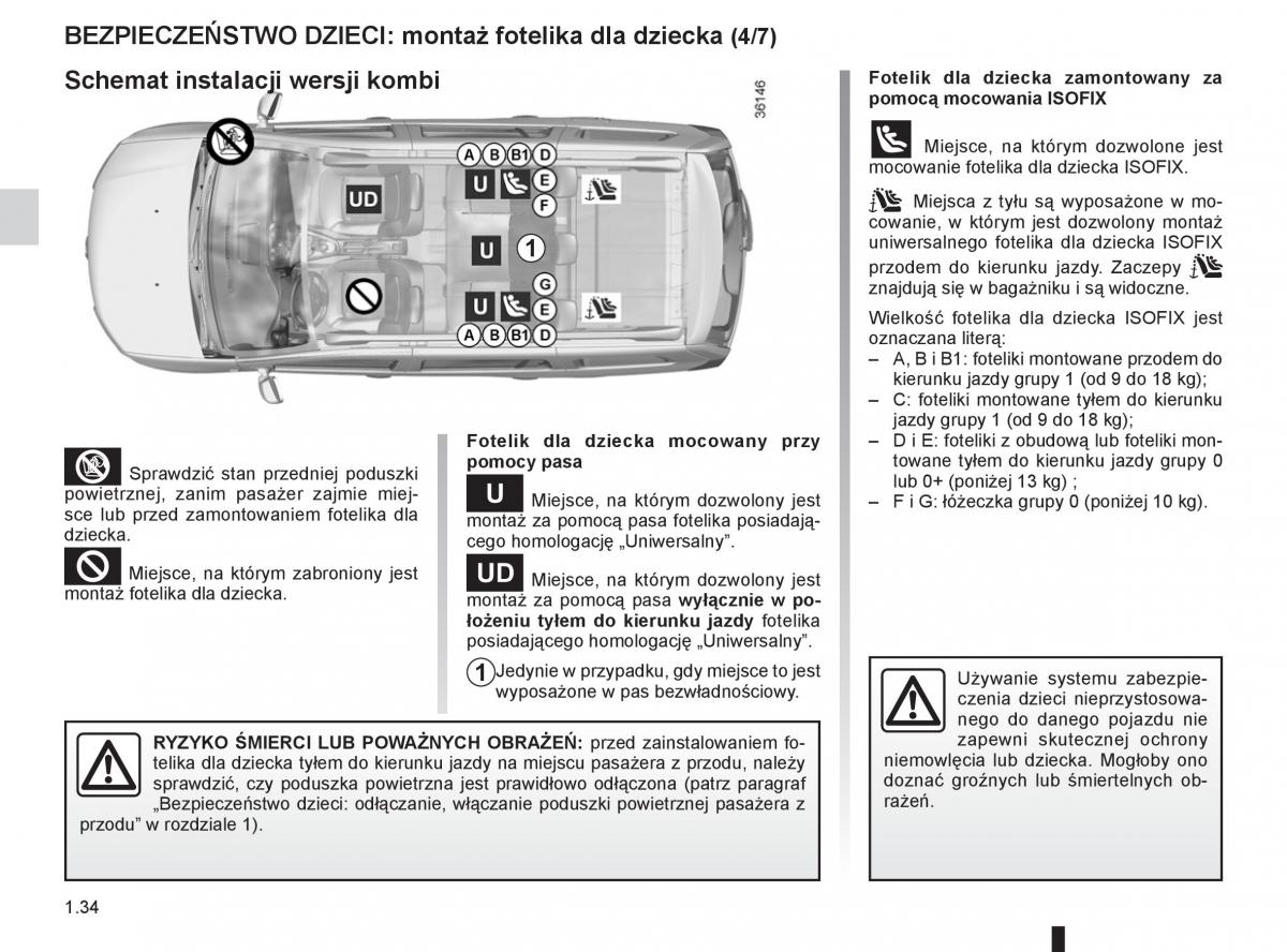 Dacia Sandero II 2 instrukcja obslugi / page 38