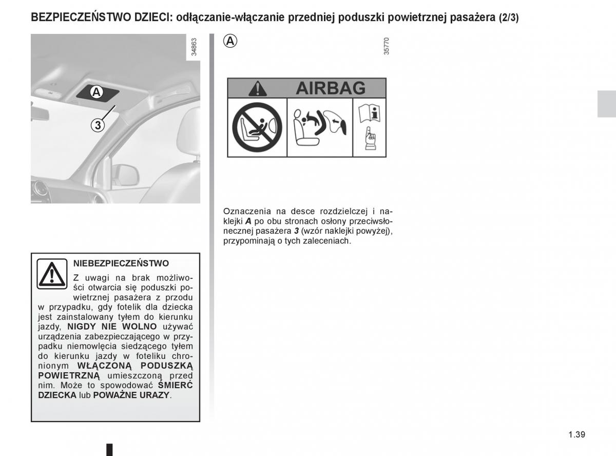 Dacia Sandero II 2 instrukcja obslugi / page 43