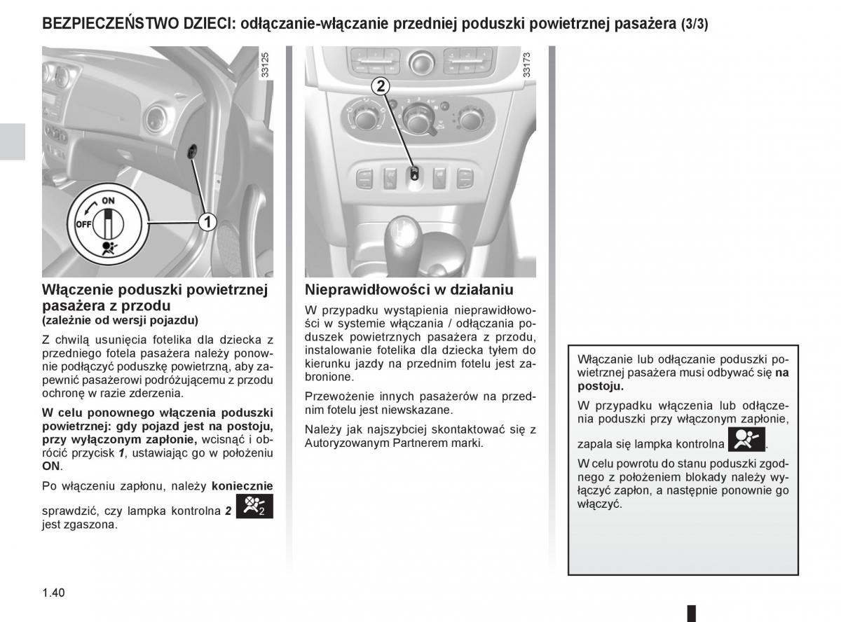 Dacia Sandero II 2 instrukcja obslugi / page 44