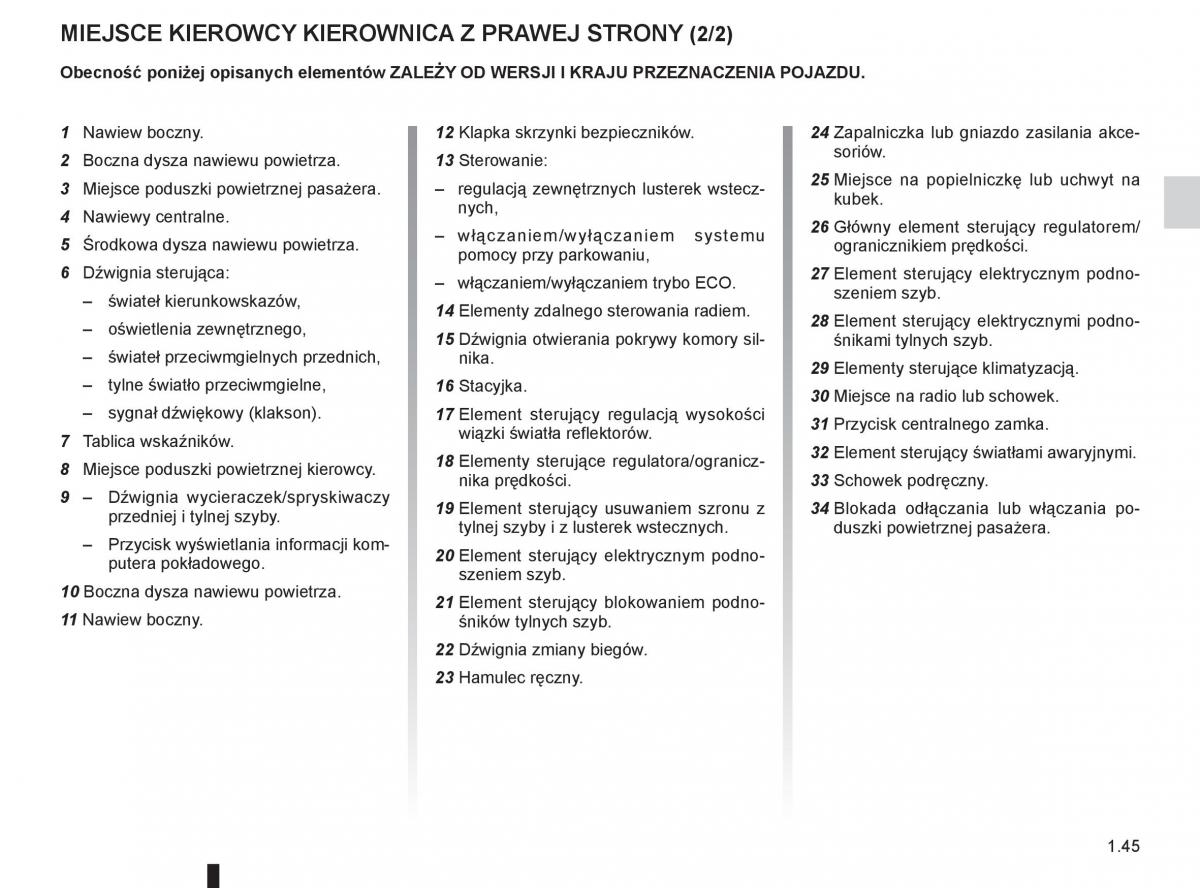 Dacia Sandero II 2 instrukcja obslugi / page 49