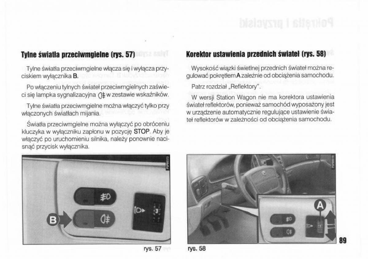 Lancia Kappa instrukcja obslugi / page 91