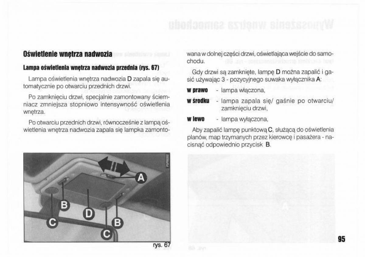 Lancia Kappa instrukcja obslugi / page 97