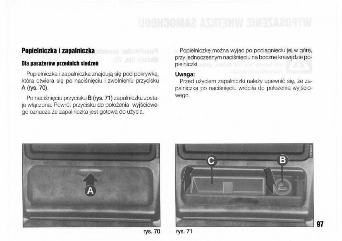 Lancia Kappa instrukcja obslugi / page 99