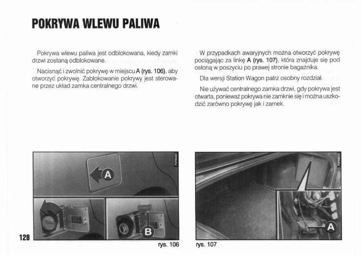 Lancia Kappa instrukcja obslugi / page 130