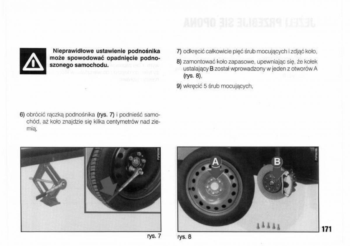 Lancia Kappa instrukcja obslugi / page 173