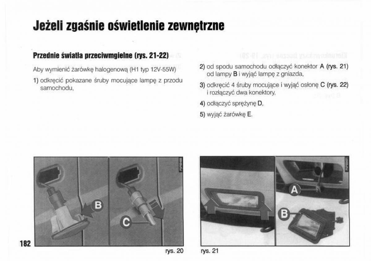 Lancia Kappa instrukcja obslugi / page 184