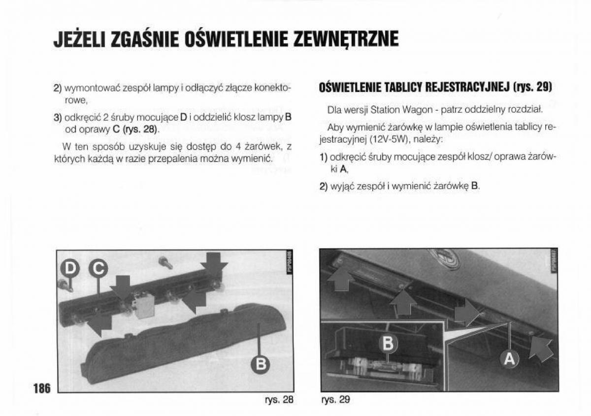 Lancia Kappa instrukcja obslugi / page 188