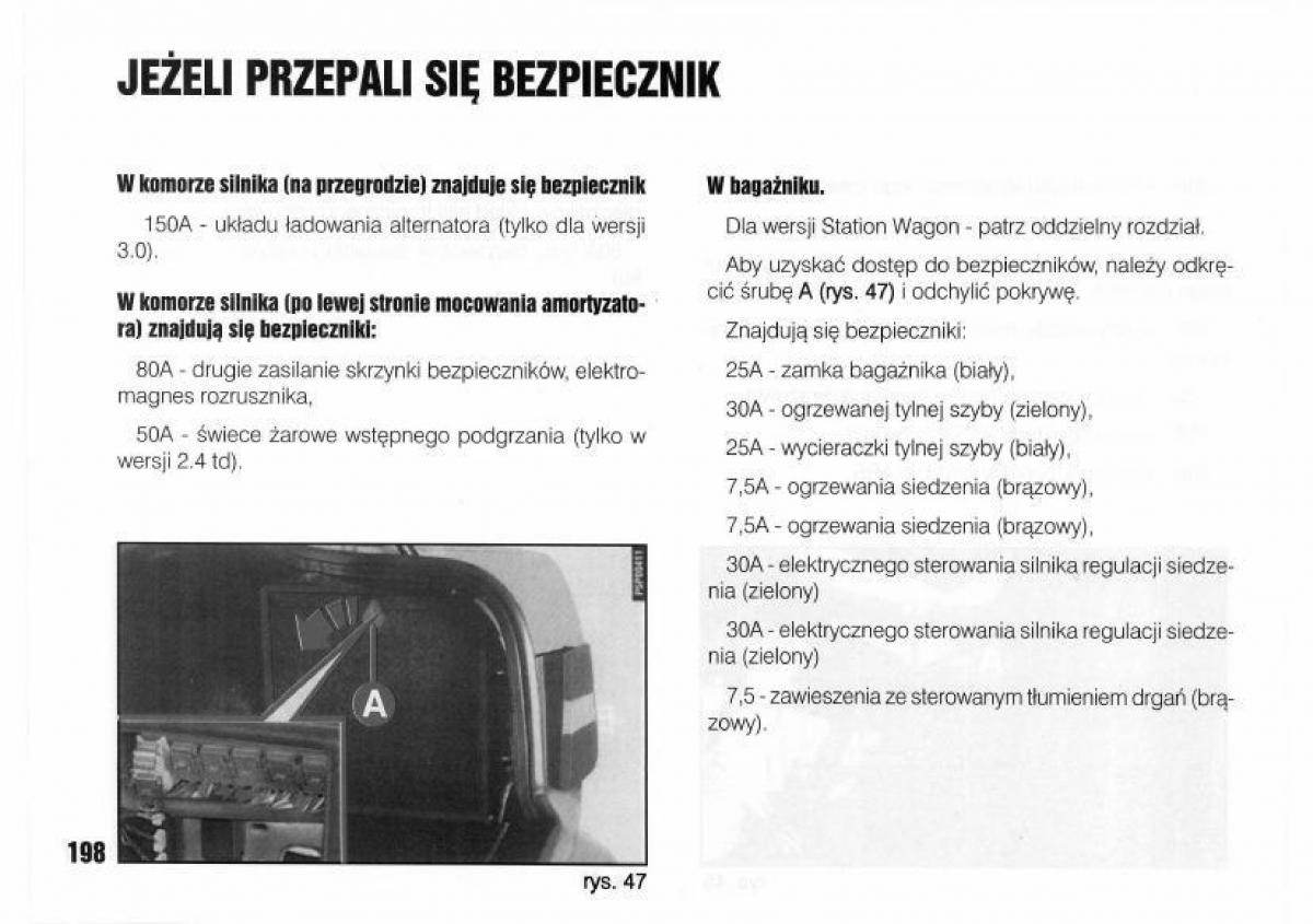 Lancia Kappa instrukcja obslugi / page 200